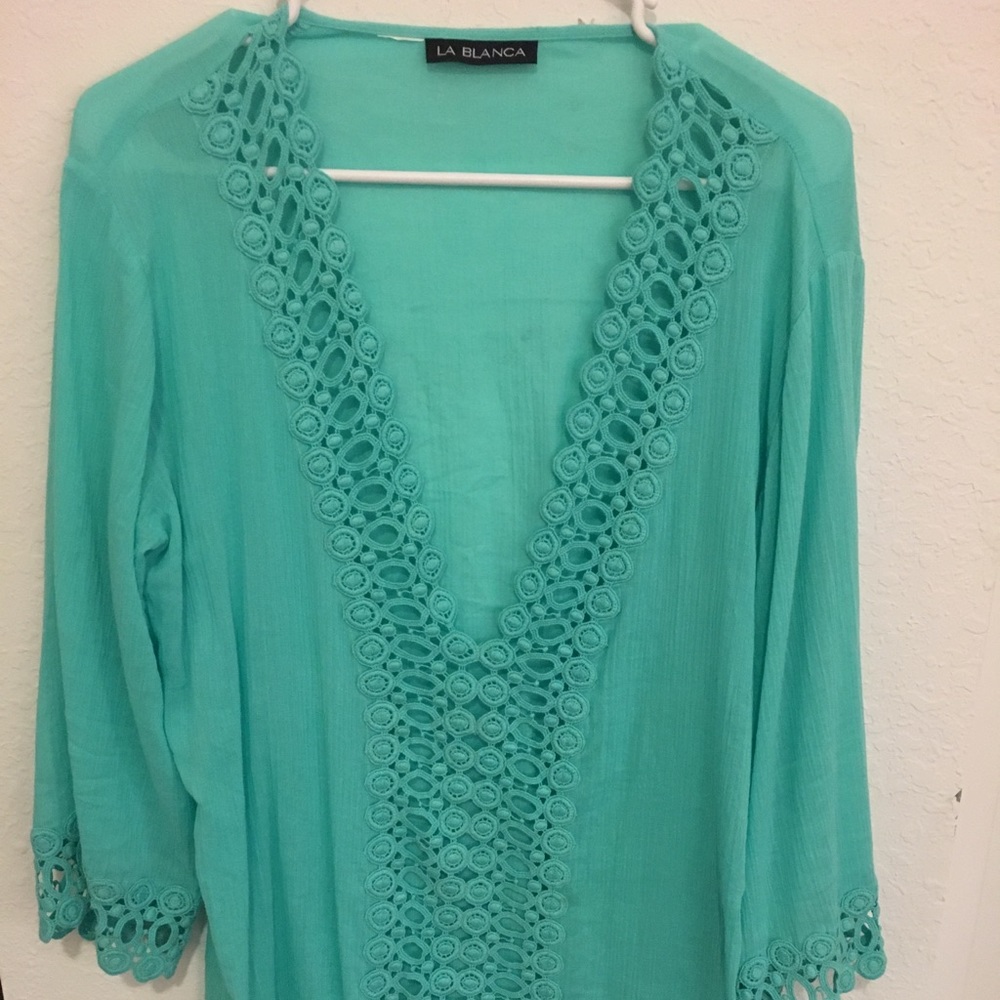 La Blanca v-neck tunic
